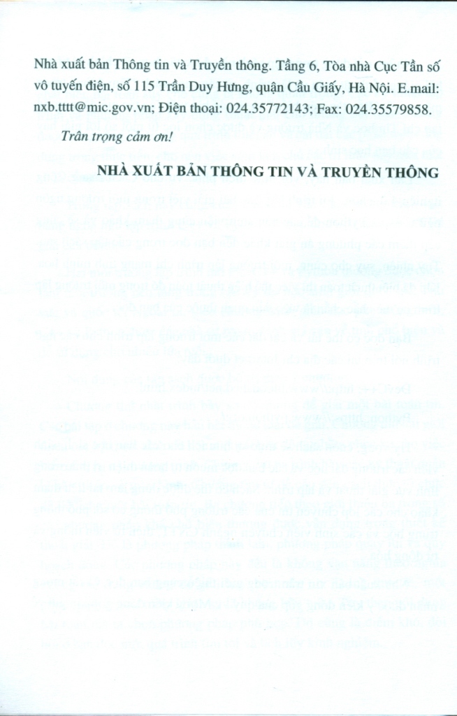 SÁNG TẠO TRONG THUẬT TOÁN VÀ LẬP TRÌNH VỚI C++ VÀ PYTHON (Tập 8)